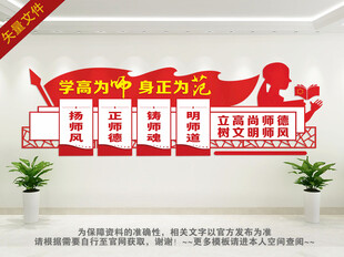 师德师风文化墙