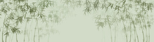 新中式水墨竹子背景墙
