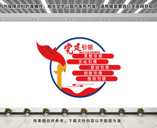 党建引领文化墙