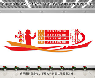校风校训文化墙
