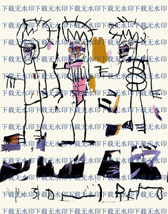 儿童创意涂鸦艺术作品