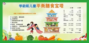 学龄前儿童膳食宝塔