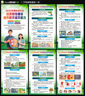 2025国际减灾日海报