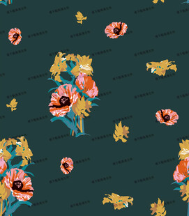 花卉图案背景设计素材