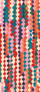 多彩几何图案编织纹理