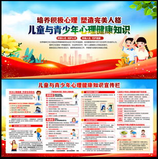 青少年心理健康教育宣传栏
