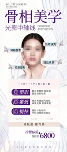 骨相美学 美容展架