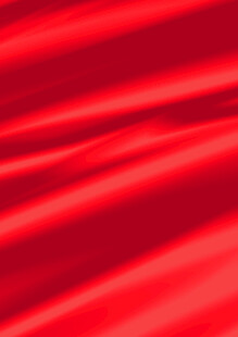 红色绸缎纹理特写