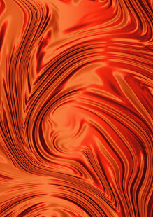 橙红色流体纹理图案