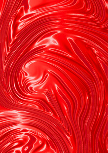 红色流体纹理背景图