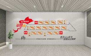 企业荣誉展示墙