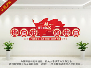 社会主义核心价值观文化墙