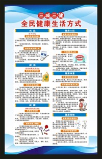 三减三健海报
