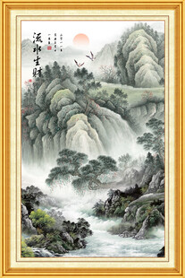 玄关山水装饰画