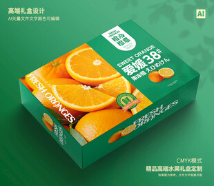 橙子包装 脐橙礼盒