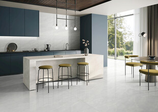 现代简约风开放式厨房分层效果图