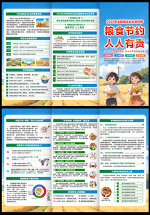 2025世界粮食日三折页