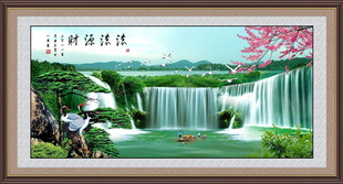 梦幻蓝色水流背景图