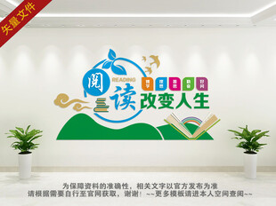阅读教育校园文化墙