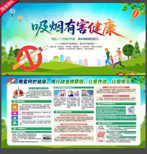 禁烟控烟展板