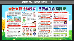 心理健康展板