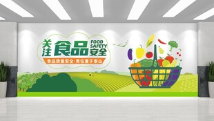 校园食堂文化墙