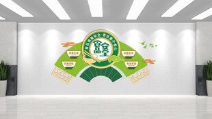 校园食堂文化墙
