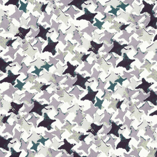 蓝白花卉图案纹理背景