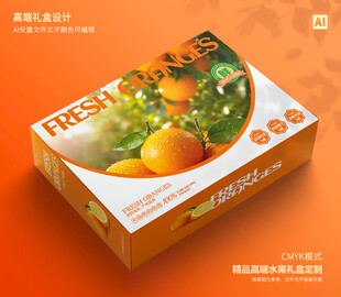 橙子礼盒 甜橙包装