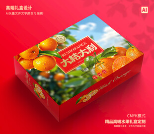 桔子礼盒 砂糖桔包装