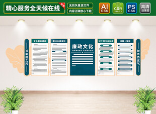 党风廉政文化墙