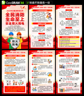 2025年119消防日海报