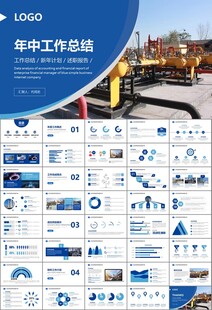 燃气天然气公司工作汇报PPT