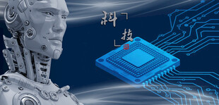 智能芯片与机器人头部影像