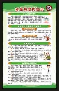 预防登革热海报