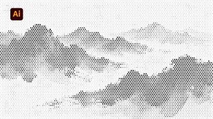 水墨山水意境图