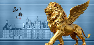 飞狮金狮与梦幻城堡景观