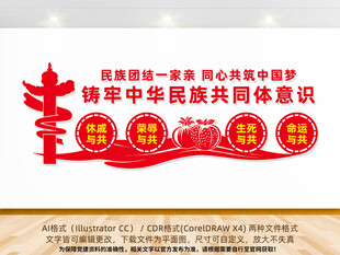 民族团结文化墙