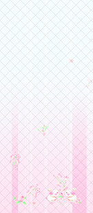 粉色渐变梦幻花瓣背景