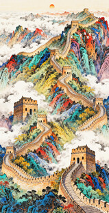 万里长城挂画