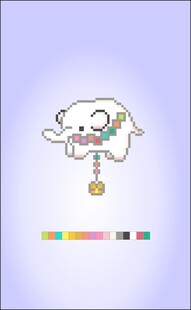 可爱小象卡通形象插画像素十字绣