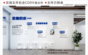 现代企业文化墙