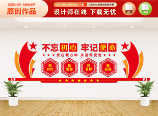 党建会议室背景墙