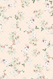 花卉图案背景 清新淡雅