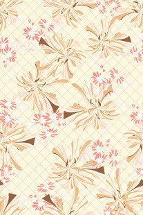 花卉图案背景纹理