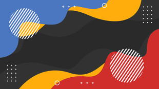 多彩几何抽象背景图案