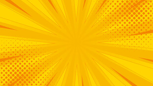 黄色放射状背景图案