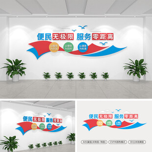 便民服务文化墙