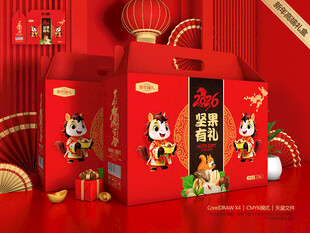 新年礼盒 年货包装