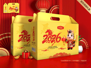 新年礼盒 年货包装
